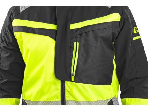 Blůza CXS NAOS HV, pánská, černá-žlutá Hi-Vis, reflexní pruhy, vel. 54