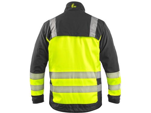 Blůza CXS NAOS HV, pánská, černá-žlutá Hi-Vis, reflexní pruhy, vel. 56