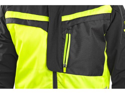 Blůza CXS NAOS HV, pánská, černá-žlutá Hi-Vis, reflexní pruhy, vel. 56