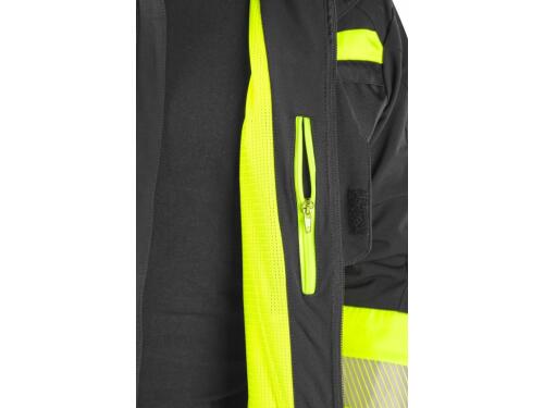 Blůza CXS NAOS HV, pánská, černá-žlutá Hi-Vis, reflexní pruhy, vel. 62