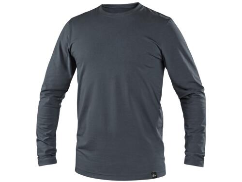 Tričko CXS SIMON, dlouhý rukáv, antracitové, vel. 3XL