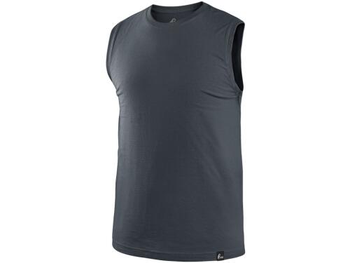 Tričko CXS RICHARD, bez rukávů (tílko), šedé, vel. 2XL