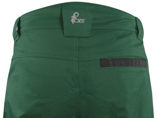 Kalhoty CXS SOLIS pánské, zeleno-černé