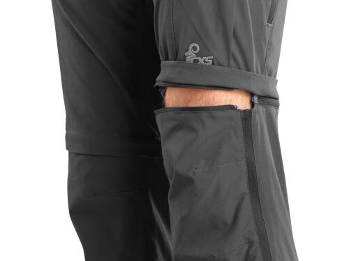 Kalhoty CXS BOISE, pánské s odepínacími nohavicemi, antracitová, vel. 56