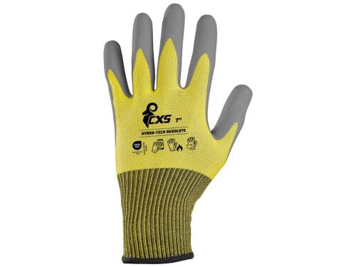 Rukavice CXS HYBRA-TECH RESOLUTE, máčená v latexu s pískovou úpravou, blistr