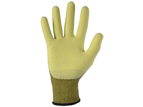 Rukavice CXS HYBRA-TECH RESOLUTE, máčená v latexu s pískovou úpravou, blistr, vel. 07