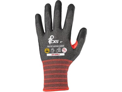 Rukavice CXS CUT-DEFEND ARMEX, protiřezová, ESD, vel. 06