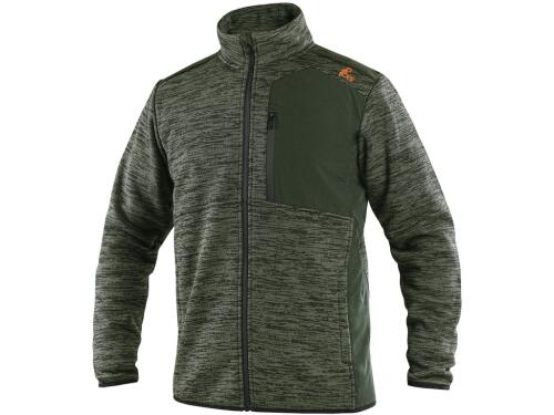 Mikina CXS 4ENVI HAMPTON, pánská, khaki, vel. 4XL