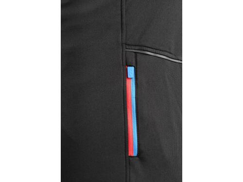 Mikina CXS LEONIS, černá s HV modro/červenými doplňky, vel. 3XL