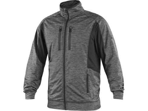 Mikina CXS LEONIS, šedo - černá, vel. 3XL