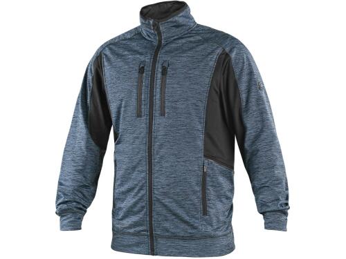 Mikina CXS LEONIS, modro - černá, vel. 2XL