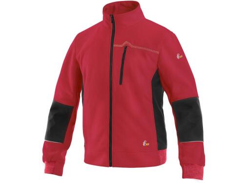 Mikina CXS TEXAS, pánská, červeno - černá, vel. 2XL