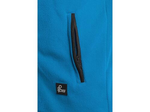 Bunda CXS 4ENVI SOLIS, pánská, fleecová, azurově modro-černá, vel. S