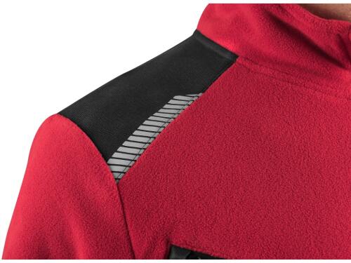 Bunda CXS 4ENVI SOLIS, pánská, fleecová, červeno-černá, vel. L