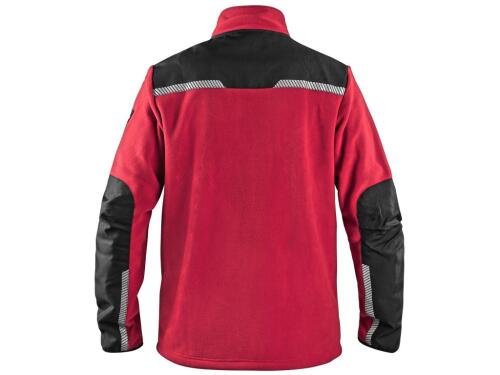 Bunda CXS 4ENVI SOLIS, pánská, fleecová, červeno-černá, vel. 2XL