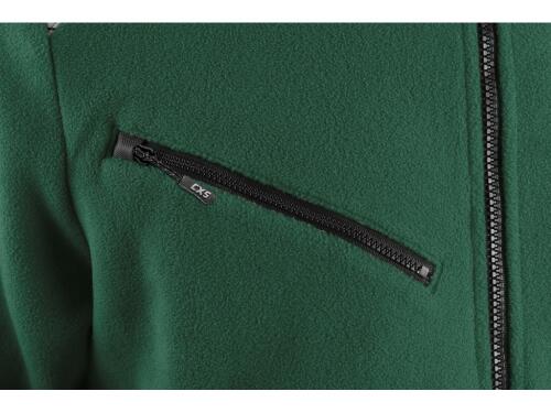 Bunda CXS 4ENVI SOLIS, pánská, fleecová, zeleno-černá, vel. 2XL