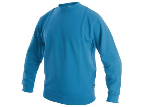 Mikina CXS ODEON, pánská, azurově modrá, vel. 2XL