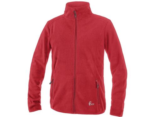Mikina CXS GRANBY CHILD, dětská, fleece, červená