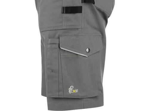 Kraťasy CXS STRETCH, pánské, šedo-černé, vel. 66