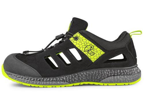 Półbut CXS FIBELINE FLORELA S1PS, kolor czarno-zielony, roz. 42