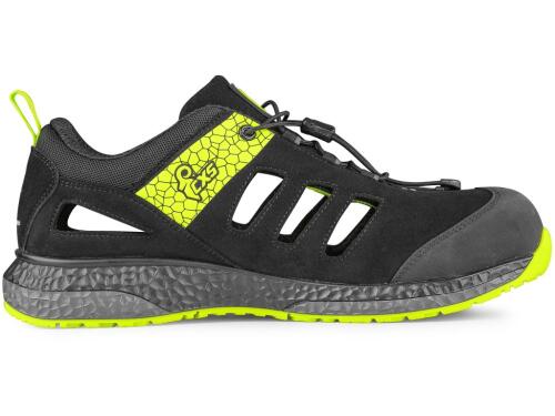 Półbut CXS FIBELINE FLORELA S1PS, kolor czarno-zielony, roz. 43