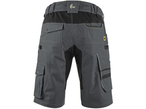 Szorty CXS STRETCH, męskie, kolor ciemnoszaro-czarny, roz. 48