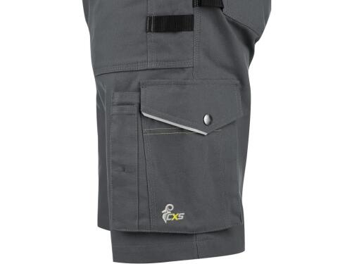 Szorty CXS STRETCH, męskie, kolor ciemnoszaro-czarny, roz. 54
