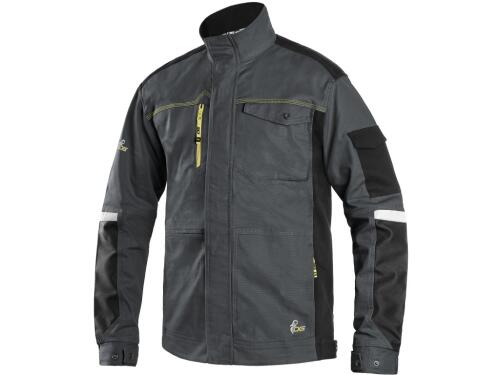 Blůza CXS STRETCH, 170-176cm, pánská, tmavě šedo-černá, vel. 54