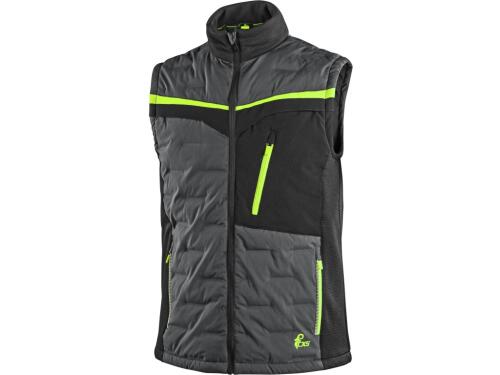 Vesta CXS NAOS, hybrid, pánská, šedo-černá, HV žluté doplňky, vel. 2XL