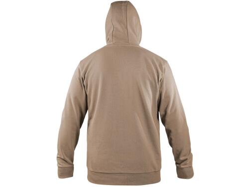 Mikina s kapucí CXS ALTON, béžová, vel. 3XL