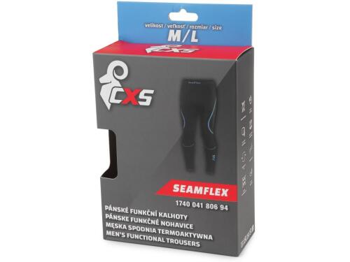 Spodky CXS SeamFlex, funkční, pánské, černo-modré, vel. XS/S