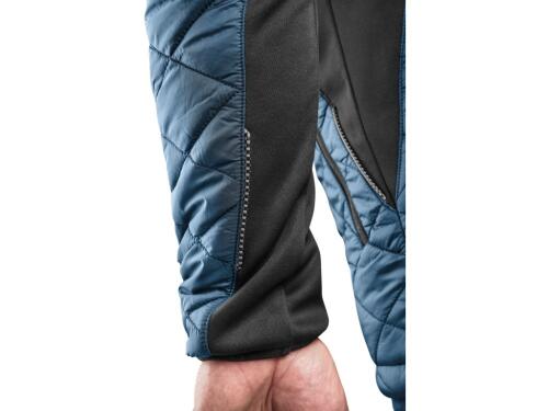 Bunda CXS MALIBU, pánská, ocelově modro-černá, vel. 3XL