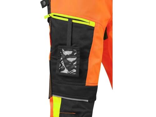 Kalhoty CXS BENSON výstražné, pánské, oranžovo-černé, vel. 62