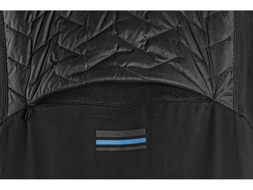 Bunda CXS LEONIS II, pánská, černá s HV modro/červenými doplňky, vel. 3XL