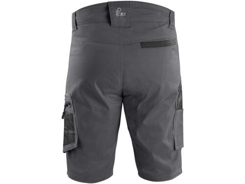 Kraťasy CXS SOLIS FLEX, pánské, šedo-černé