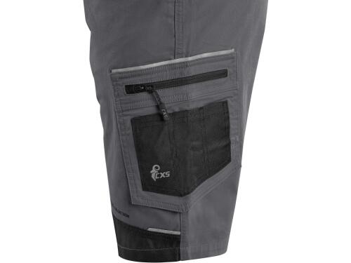 Kraťasy CXS SOLIS FLEX, pánské, šedo-černé