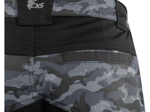 Kraťasy CXS SOLIS FLEX, pánské, maskáčovo-černé