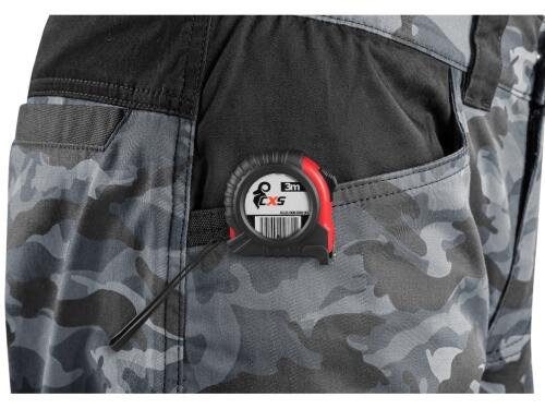 Kraťasy CXS SOLIS FLEX, pánské, maskáčovo-černé, vel. 46