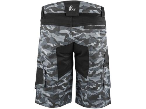 Kraťasy CXS SOLIS FLEX, pánské, maskáčovo-černé, vel. 50