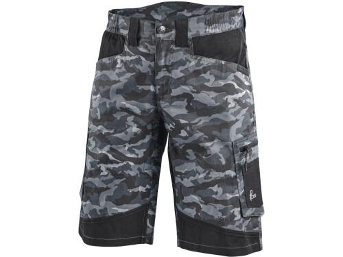 Kraťasy CXS SOLIS FLEX, pánské, maskáčovo-černé, vel. 52