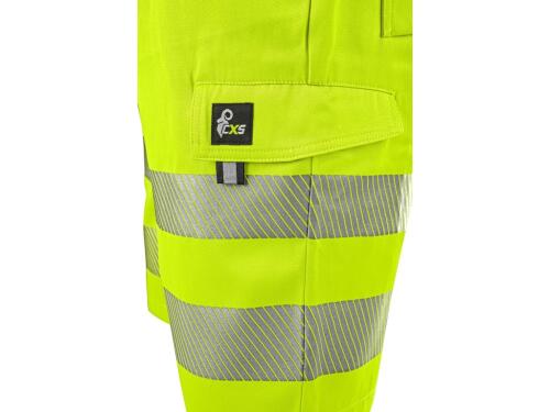 Kraťasy CXS NORWICH výstražné, pánské, žluto-modré, vel. 68