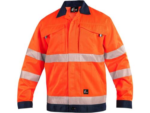 Blůza CXS NORWICH, výstražná, pánská, oranžovo - modrá