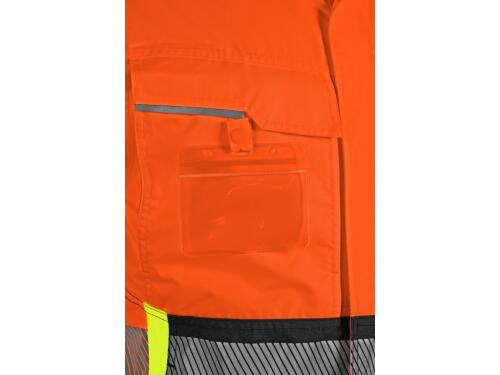 Vesta CXS BENSON, pánská, výstražná, zateplená, oranžovo-černá, vel. 2XL