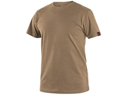 Tričko CXS NOLAN, krátký rukáv, béžové, vel. 3XL