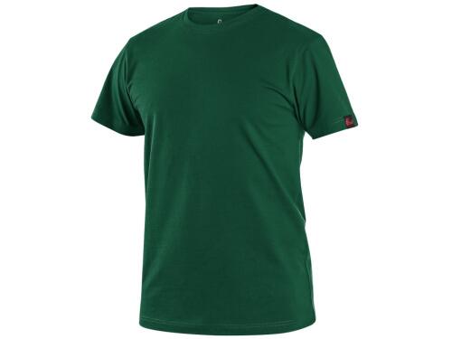 Tričko CXS NOLAN, krátký rukáv, láhvově zelené, vel. 2XL
