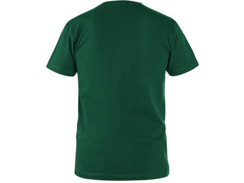 Tričko CXS NOLAN, krátký rukáv, láhvově zelené, vel. 2XL