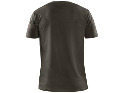 Tričko CXS MOVADO, funkční, krátký rukáv, pánské, khaki, vel. XL