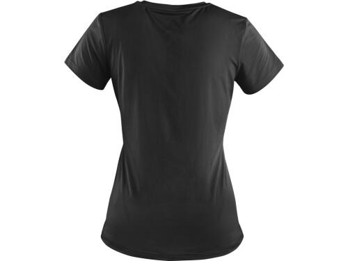 Tričko CXS MOVADO, funkční, krátký rukáv, dámské, černé, vel. XL