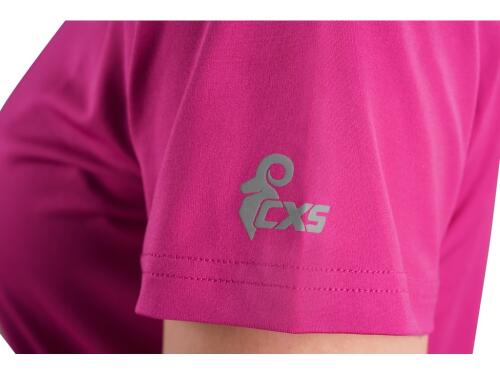 Tričko CXS MOVADO, funkční, krátký rukáv, dámské, růžové. vel. L