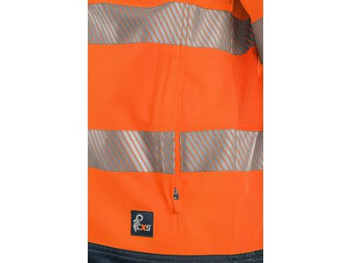 Blůza CXS HALIFAX, pánská, výstražná se síťovinou, oranžovo-modrá, vel. 46